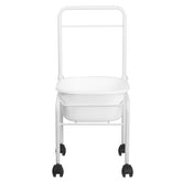 Pedikiūro vonelė ant ratukų (balta)